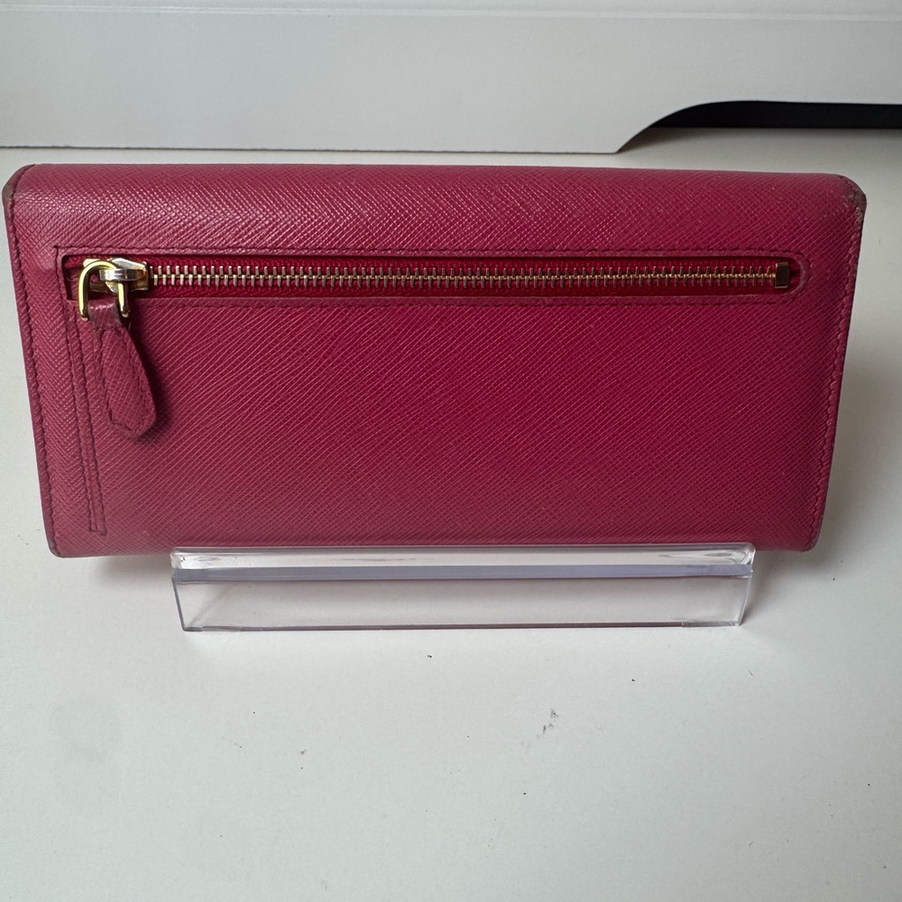 Prada Women’s Long Saffiano Metal Peonia Wallet - Picture 2 of 15